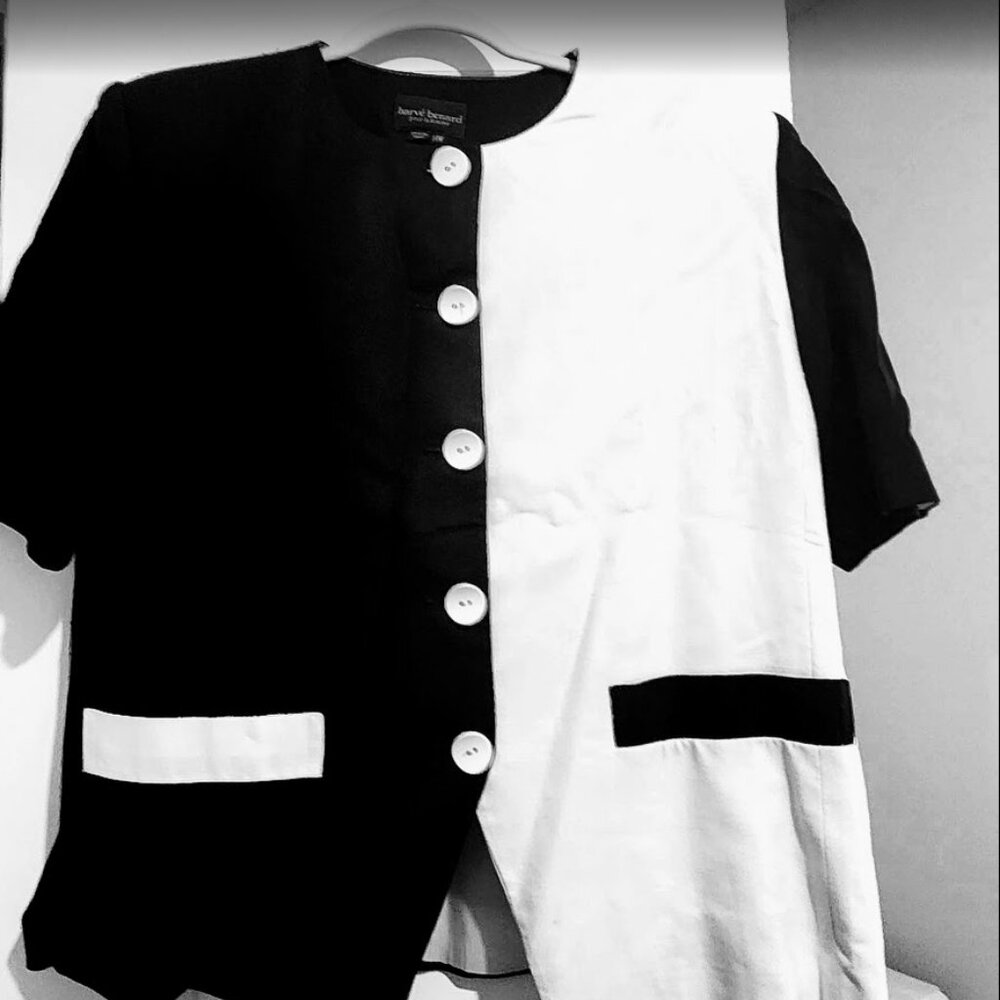 Black/White Blazer
